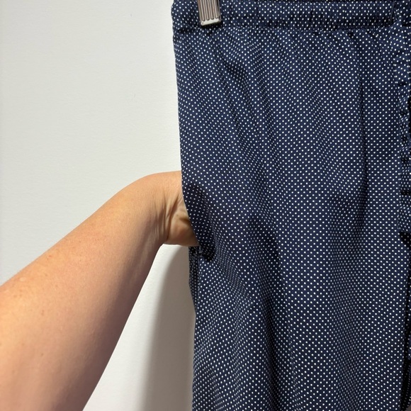 Derek Rose Cotton Batiste Navy Polkadot Print Pajama Set Size XS 100% Cotton - Picture 13 of 16